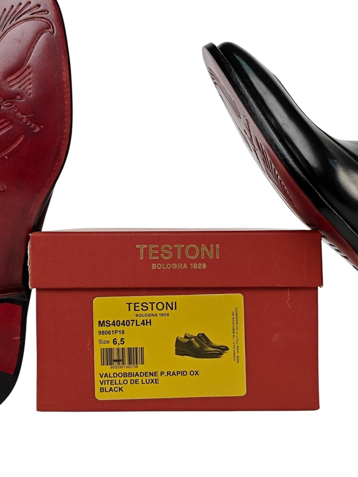 1400$ TESTONI " Valdobbiadene " PIUMA Oxford Shoes Calf 6.5 UK   7.5 US  40.5 IT