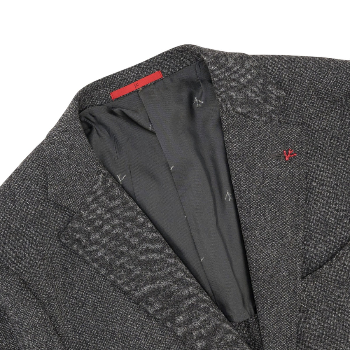 $6900 ISAIA NAPOLI "Capri" Dark Gray Suit Wool / Cashmere 46 US / 56 EU 7R
