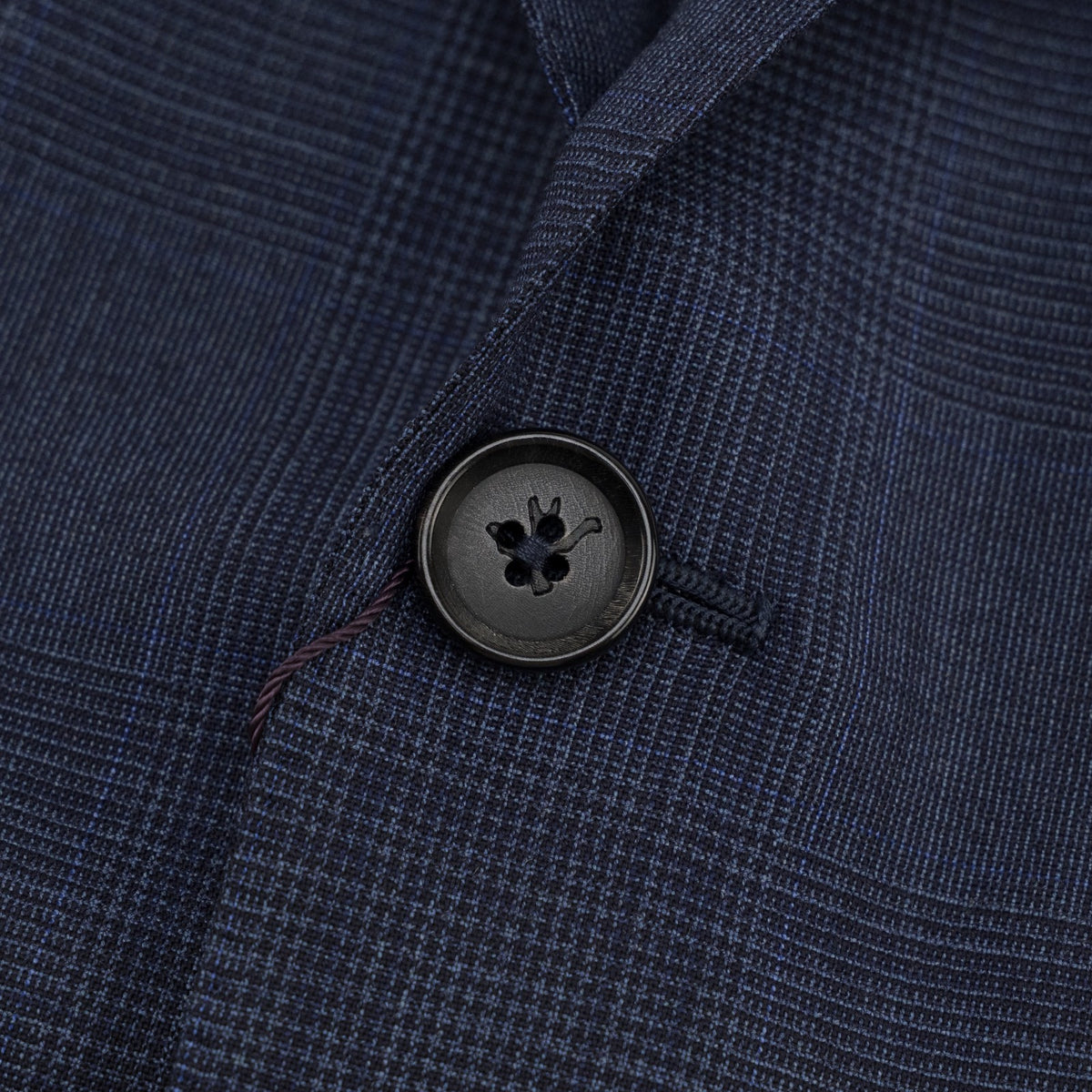 $6700 ISAIA "Sanita" Blue Suit Wool Glen Plaid Comfort Project 42 US / 52 EU 7R