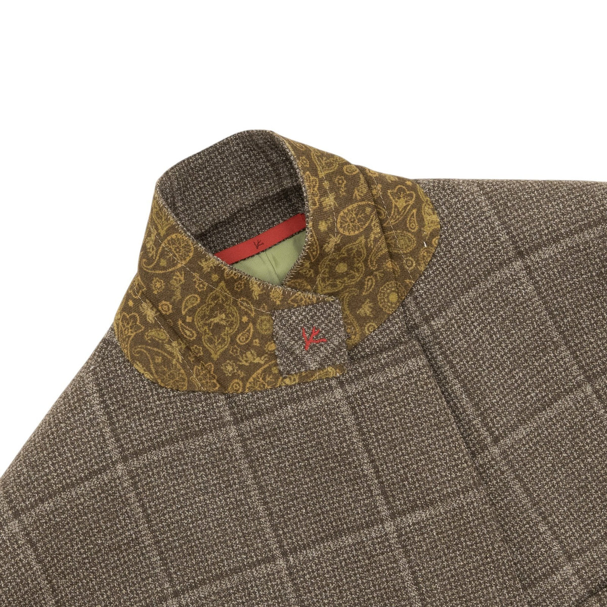 $6850 ISAIA NAPOLI "Marechiaro" Beige Suit Hand-Sewn Black Sheep Wool