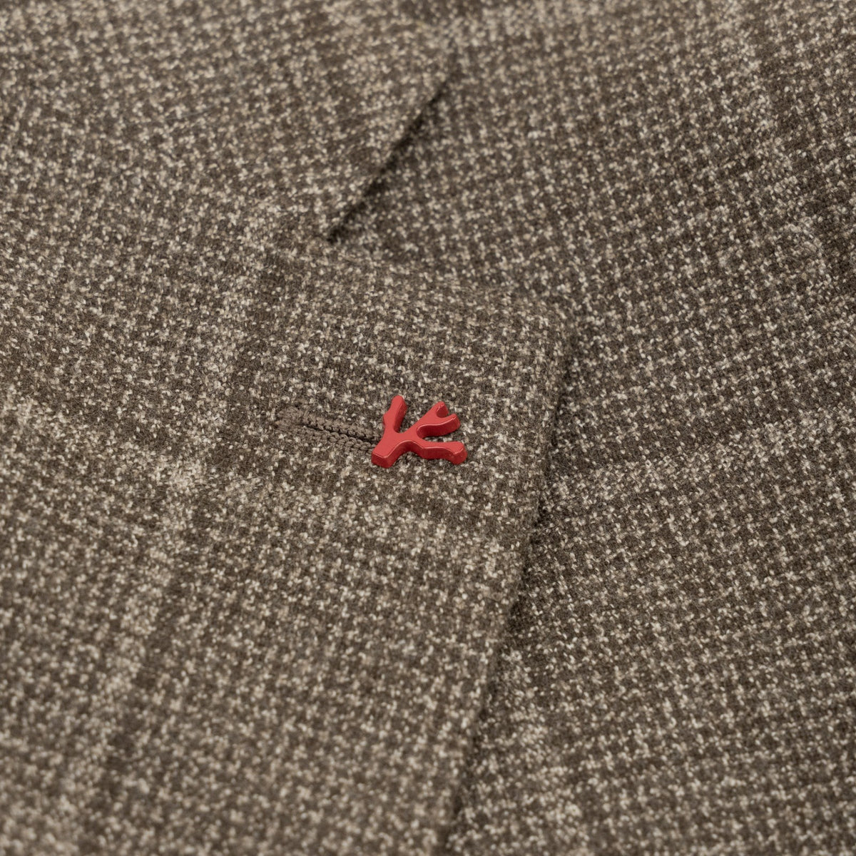 $6850 ISAIA NAPOLI "Marechiaro" Beige Suit Hand-Sewn Black Sheep Wool