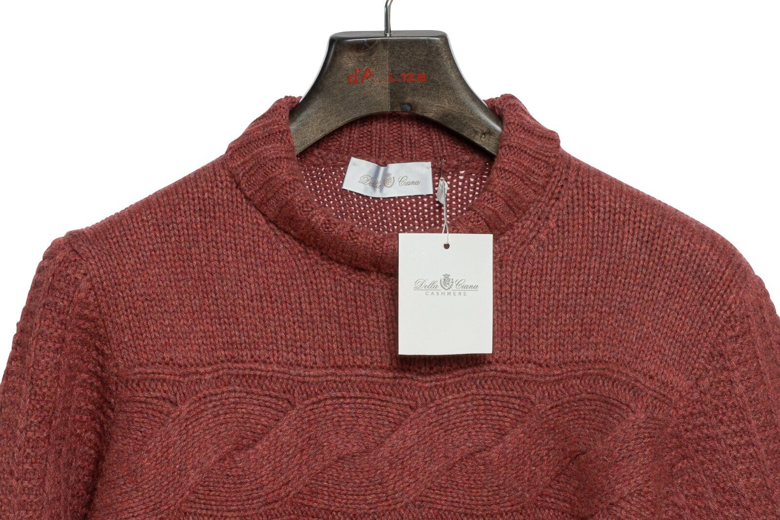 690$ DELLA CIANA CASHMERE Sweater Turtleneck Merinos Wool / Cashmere 40 US 50 EU