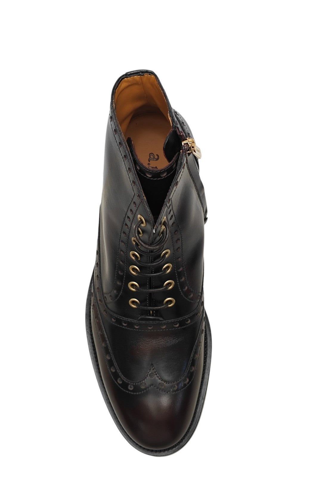 1450$ TESTONI Ankle Boot English Brushed Calf Dark Brown 8 UK / 9 US / 42 IT