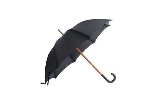RARE!! MARIO TALARICO NAPOLI Umbrella Black Handmade Real "OSTRICH" Handle