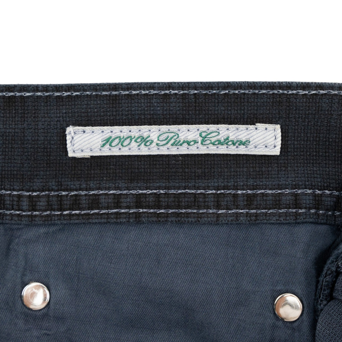 415$ LUIGI BORRELLI NAPOLI Dark Blue Denim 5 Pockets Jeans  36 US / 50 EU