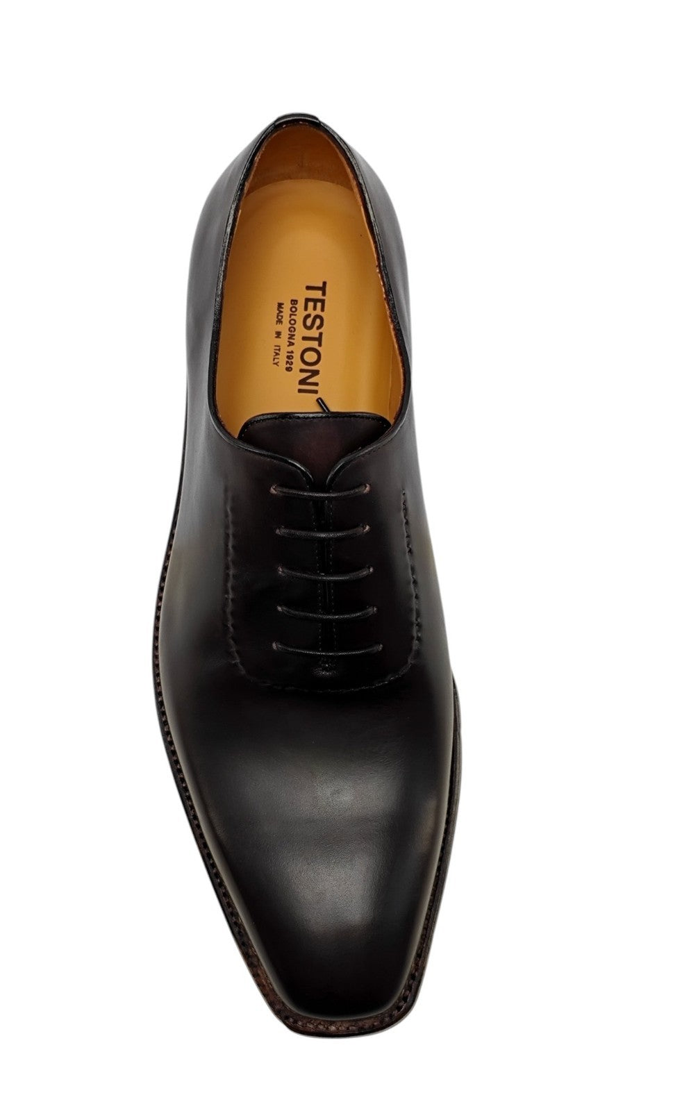 1800$ TESTONI "Orvieto" Shoes Norwegian Welted Brown Cigar 8 UK / 9 US / 42 IT