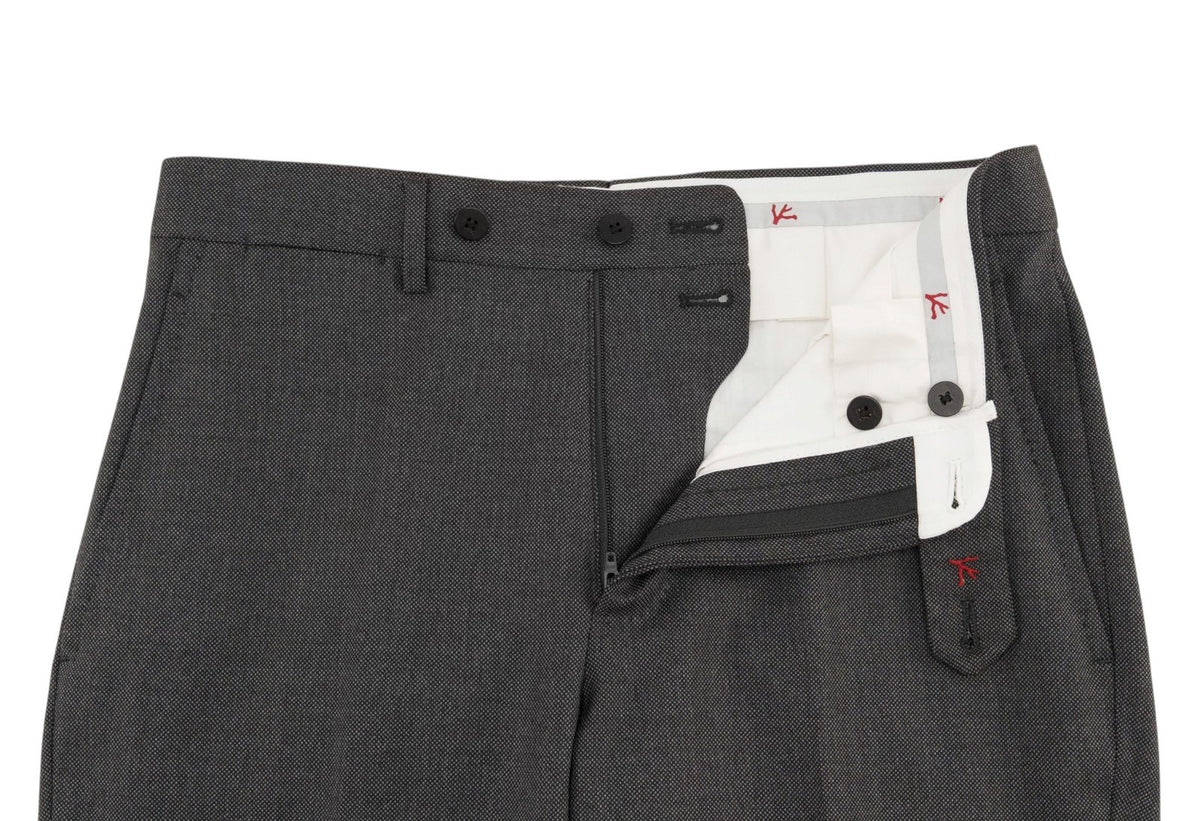 $6700 ISAIA NAPOLI "Capri" Gray Suit Fine Wool Grisaglia 36 US / 46 EU 8R