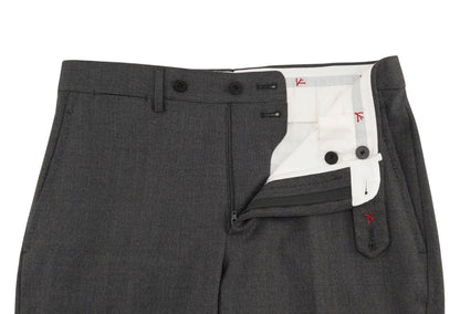 $6700 ISAIA NAPOLI "Capri" Gray Suit Fine Wool Grisaglia 36 US / 46 EU 8R