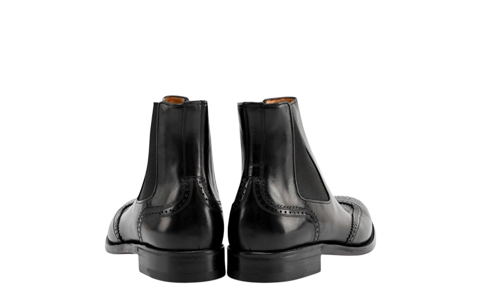 1650$ TESTONI Chelsea Boot Goodyear Welted Black Calf  8 UK / 9 US / 42 IT