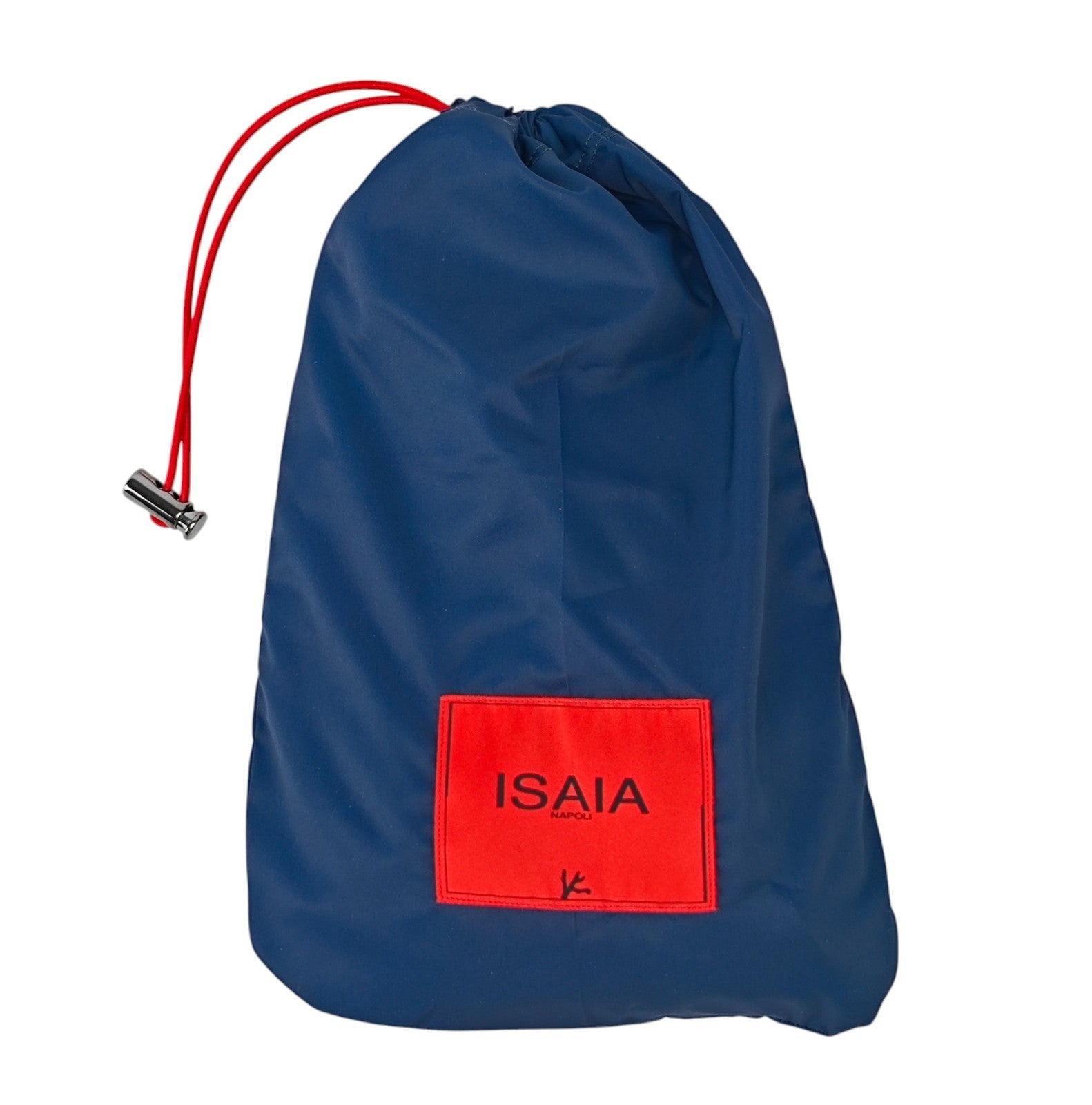 395$ ISAIA NAPOLI Blue Swimsuit Swim Trunks whit Drawstring Waist Size XL