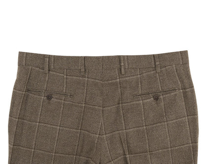 $6850 ISAIA NAPOLI "Marechiaro" Beige Suit Hand-Sewn Black Sheep Wool