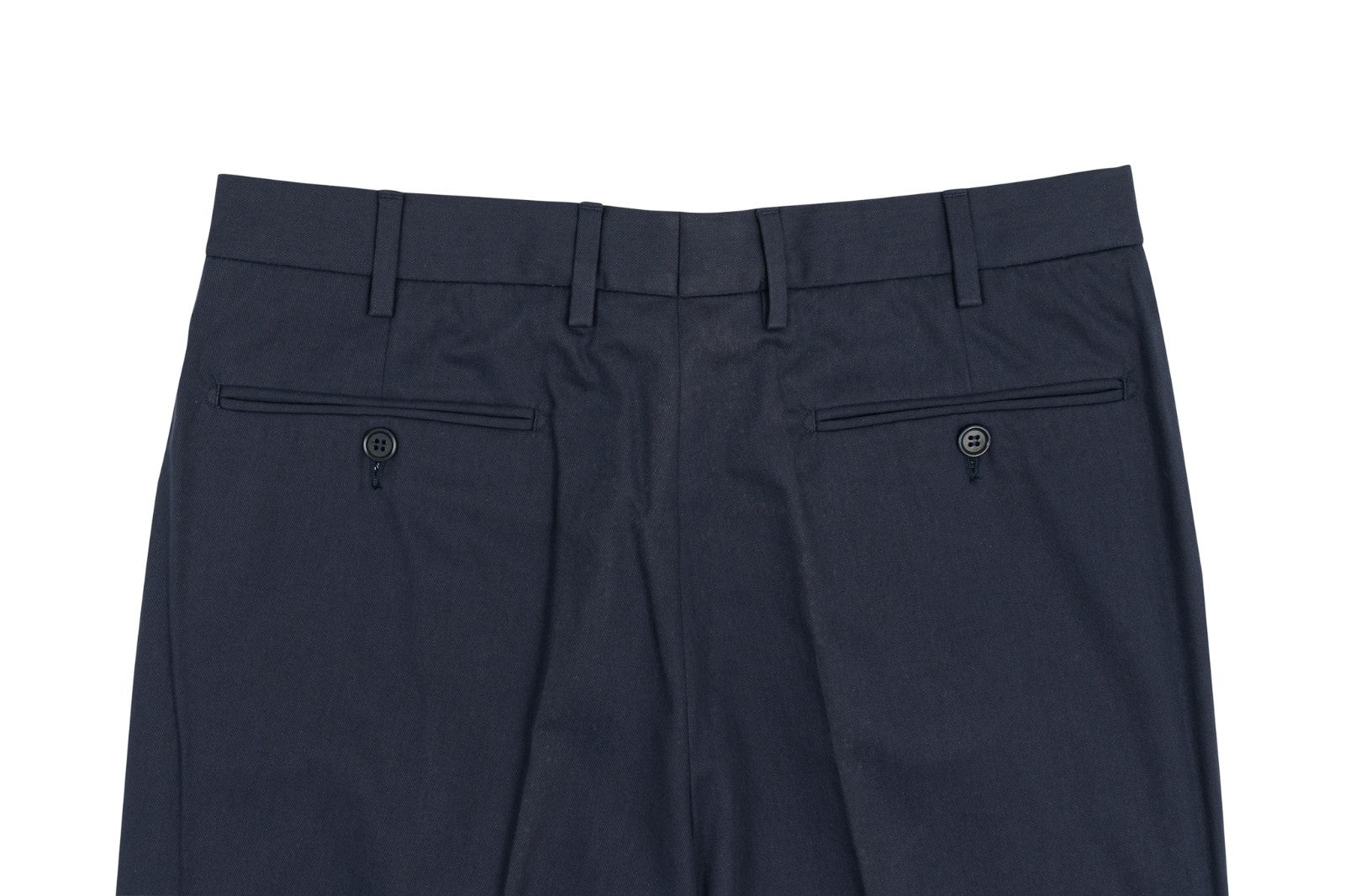 550$ RUBINACCI NAPOLI Blue Navy Cotton Trouser Pant 32 US / 48 EU Made in Napoli