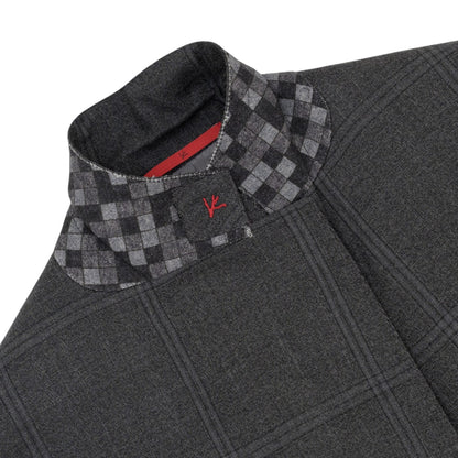$6600 ISAIA NAPOLI "Marechiaro" Gray Suit Fine Wool 4 Season 46 US / 56 EU 7R
