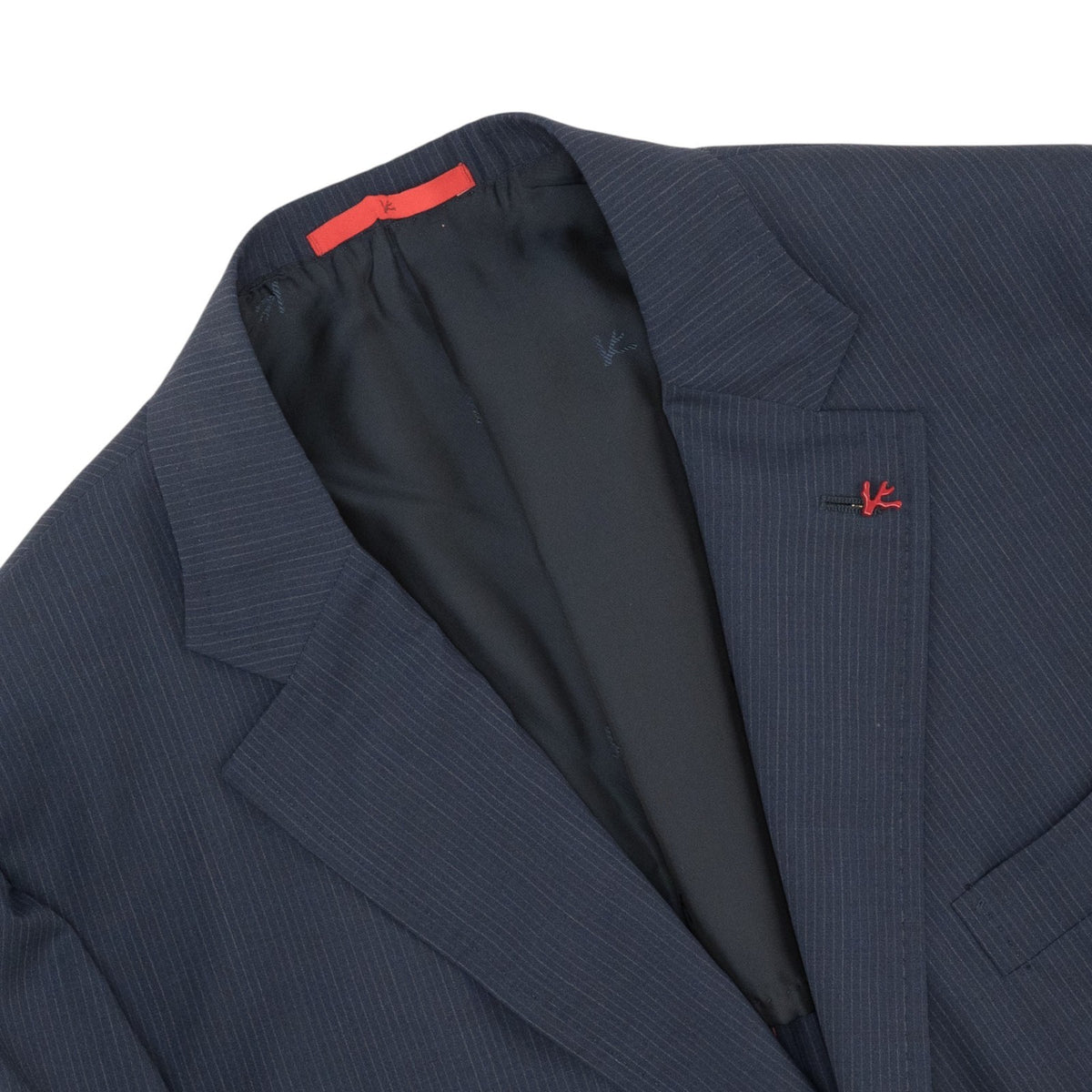 $6850 ISAIA NAPOLI "Capri" Blue Suit Extrafine Wool / Silk 46 US / 56 EU 7R