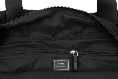 $1995 GIORGIO ARMANI Black Label LARGE Duffle Bag Travel + Mini Shopper Bag