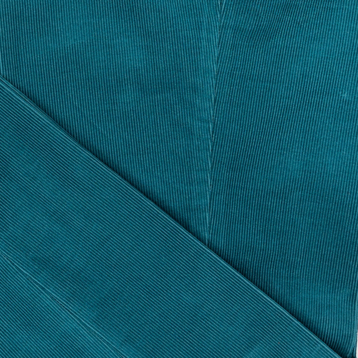 625$ RUBINACCI NAPOLI "Luca" Petroleum Green Cotton Corduroy Pant Made in Napoli