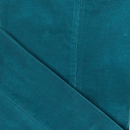 625$ RUBINACCI NAPOLI "Luca" Petroleum Green Cotton Corduroy Pant Made in Napoli