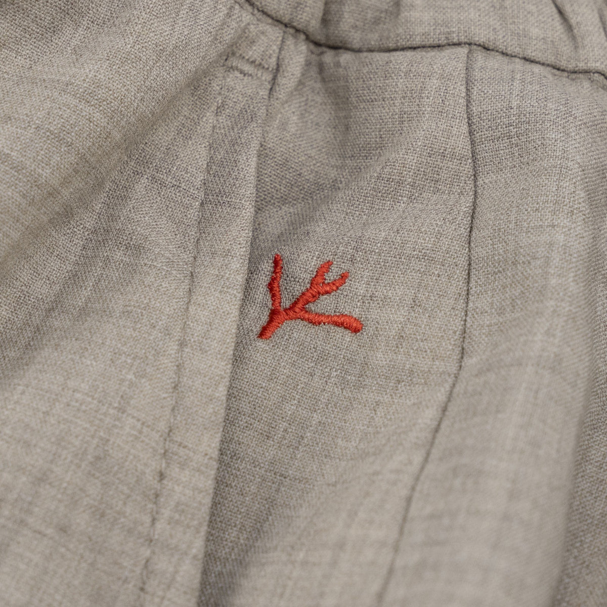 1250$ ISAIA NAPOLI Light Grey Drawstring Pant Exra Fine Wool 46 US / 62 IT