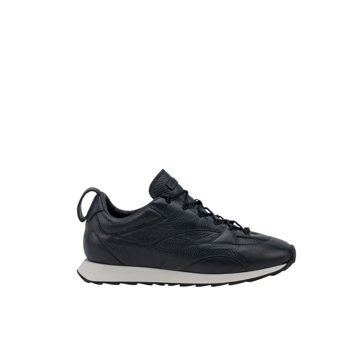 1050$ GIORGIO ARMANI Sneaker Shoes Lace-Up Gray Blue Leather 7 UK / 8 US / 41 IT
