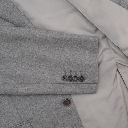 1750$ LEONARD PARIS Jacket Sport Coat Wool Cashmere Gray 42 US / 52 IT  7R