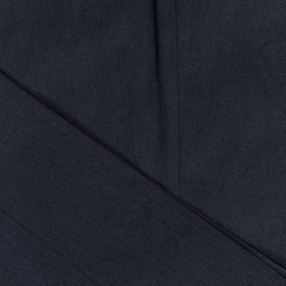 620$ RUBINACCI NAPOLI Dark Blue Dress Pant Cotton Twill 32 US / 48 EU