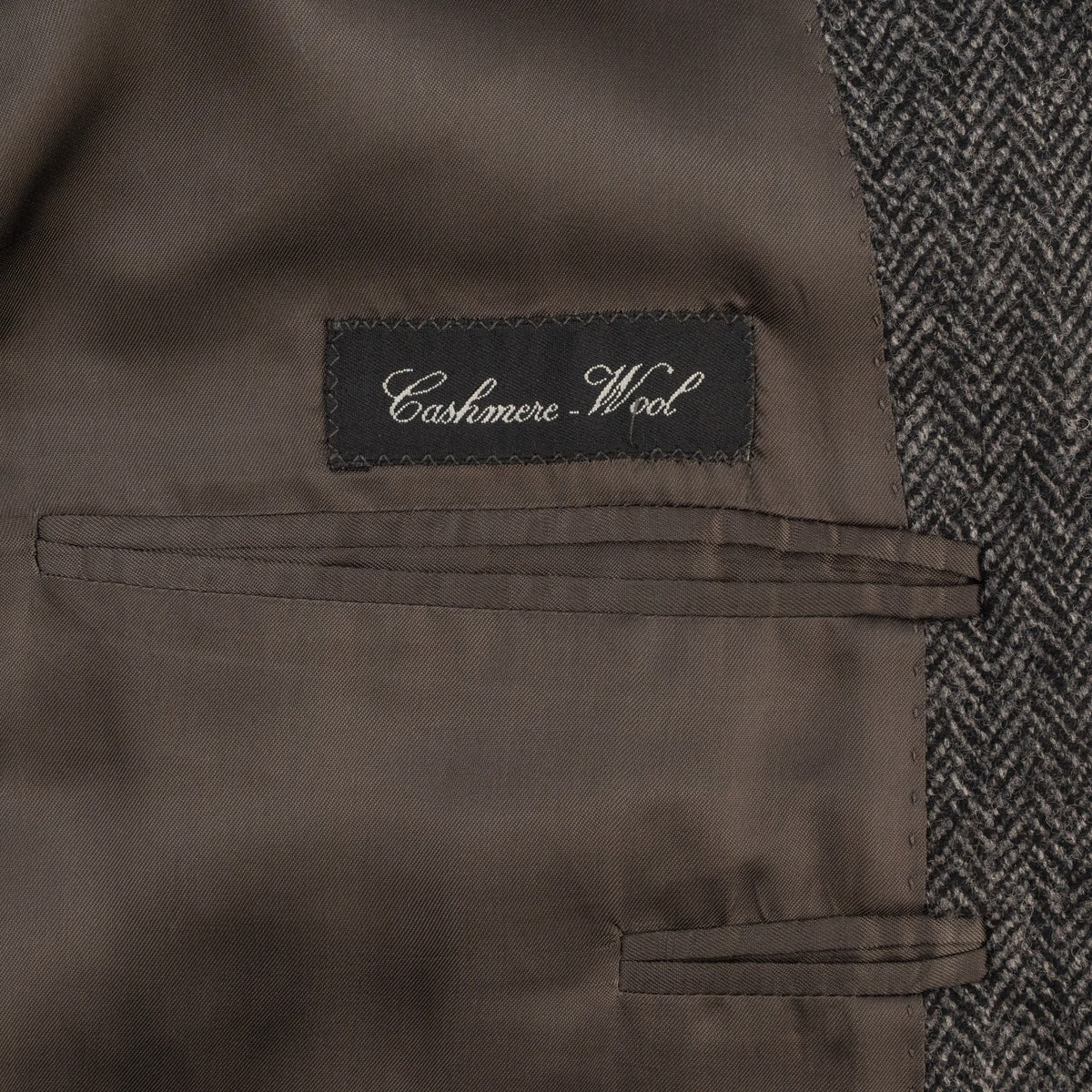 1900$ RAFFAELE CARUSO Gray 3/2 Roll Jacket Sport Coat Cashmere Wool 44 US 54 IT