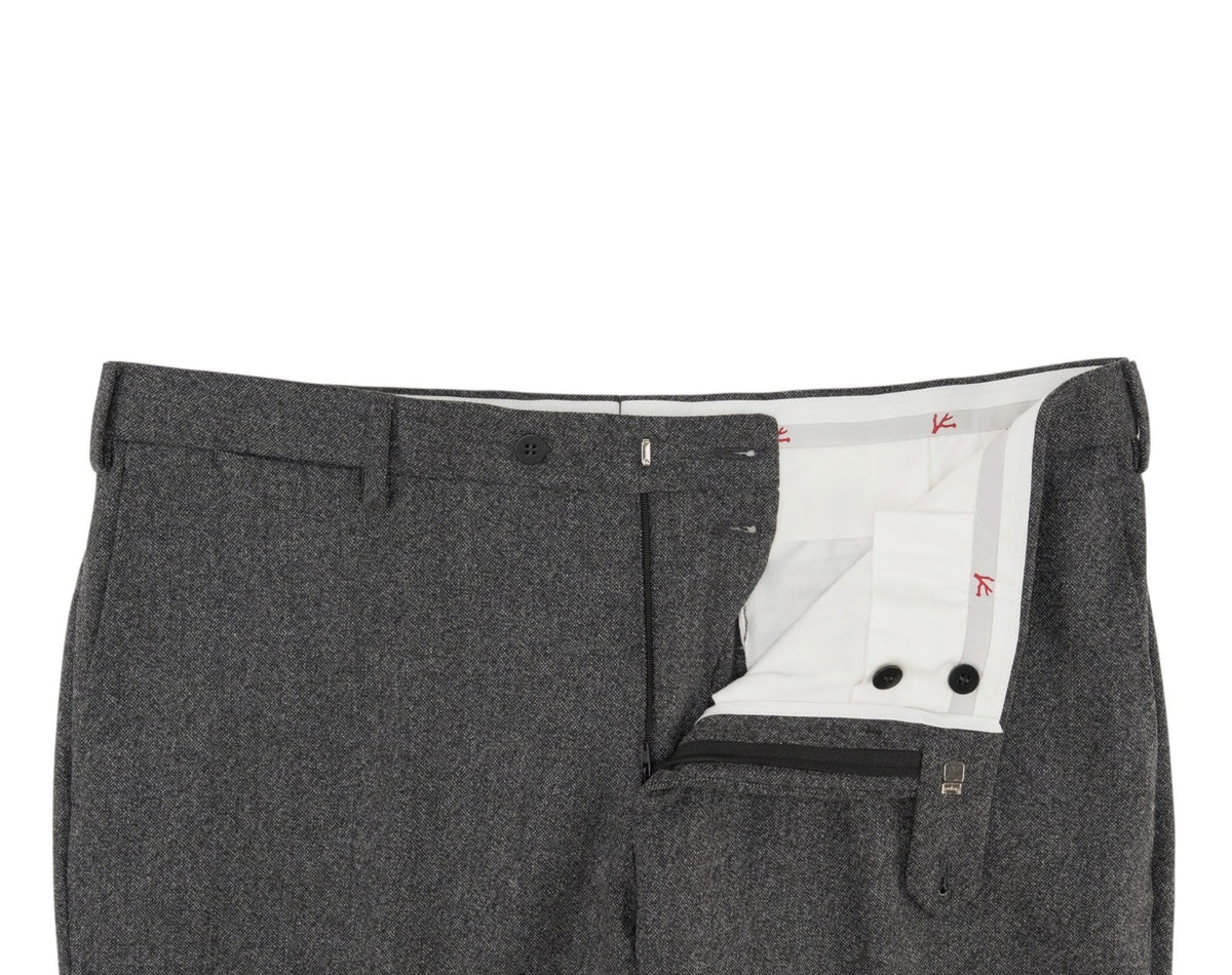$6900 ISAIA NAPOLI "Capri" Dark Gray Suit Wool / Cashmere 46 US / 56 EU 7R