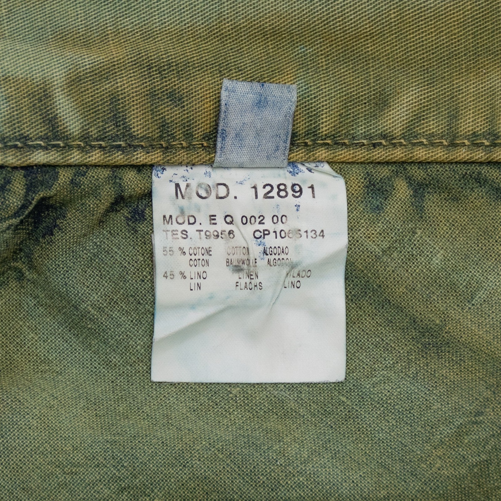 850$ ETRO MILANO Sand Green Cotton Linen Pant Bootcut - Made in Italy