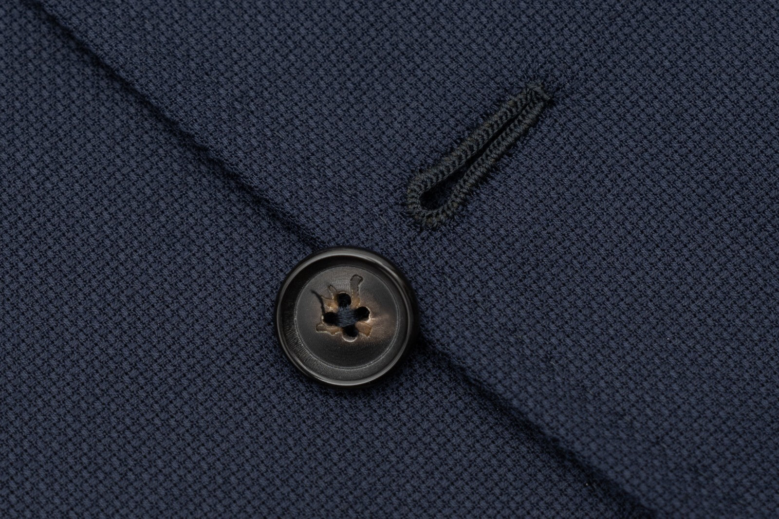 $5200 ISAIA NAPOLI "Capri" Solid Blue Navy Jacket Sport Coat Knit Wool