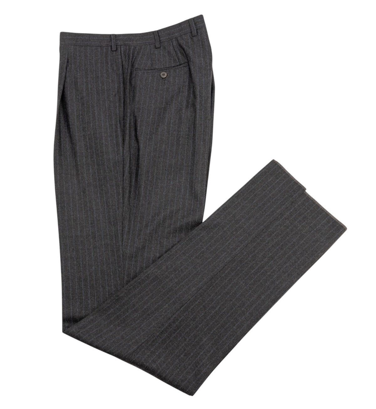 2800$ SARTORIO NAPOLI by KITON Dark Gray 3/2 Roll Suit Wool 120's 42 US / 52 IT