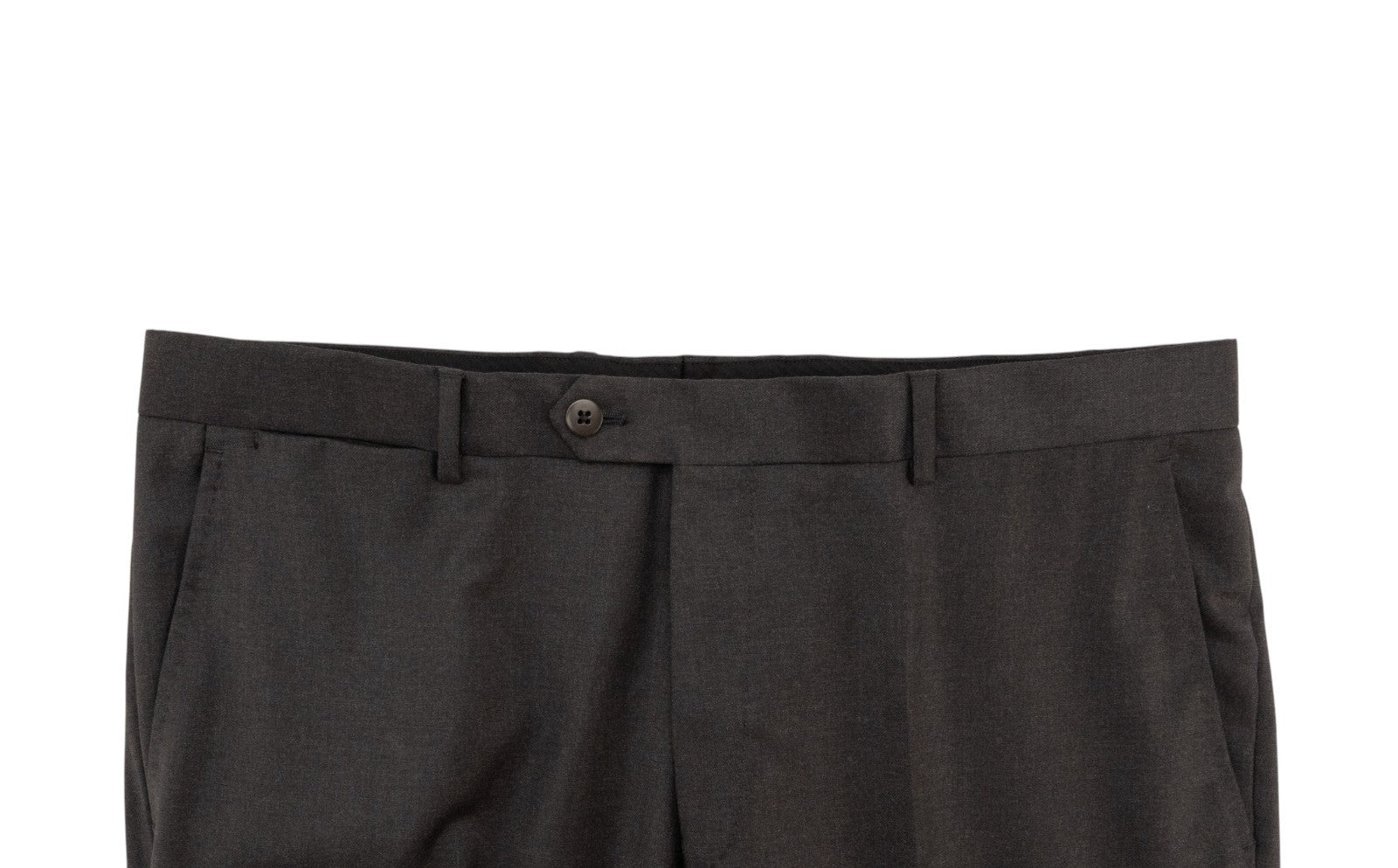 $2400 RAFFAELE CARUSO Dark Gray 3/2 Roll Suit Fine Wool 110's 42 US / 52 EU