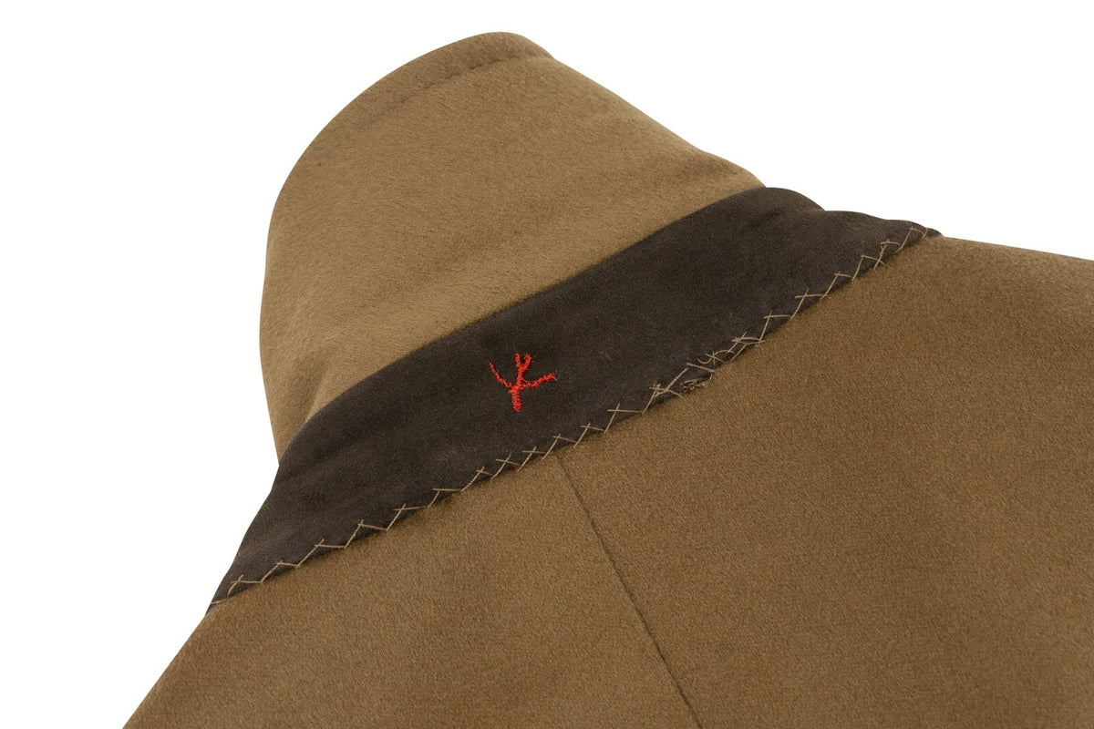 $6500 ISAIA NAPOLI Camel Double Breasted Coat Peacoat Soft Wool 38 US / 48 EU