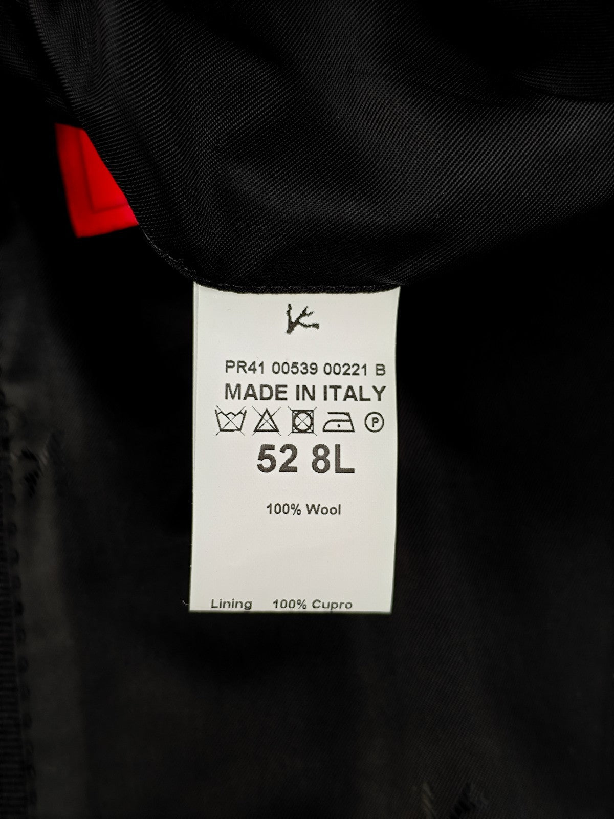 $7120 ISAIA Sanita "Aquaspider" Black Tuxedo Suit Wool 42 US / 52 EU 8L