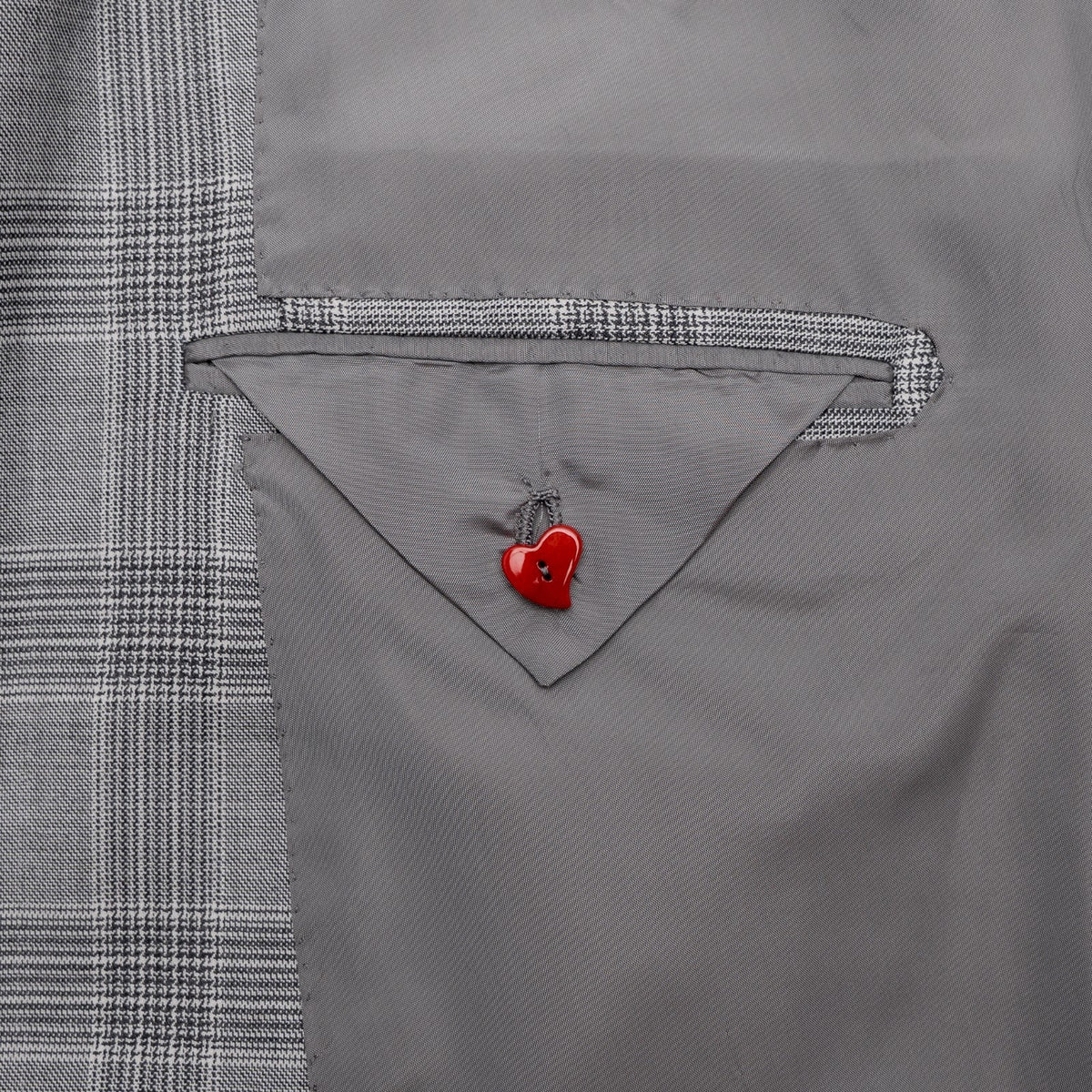 Sartoria DALCUORE NAPOLI Total Hand-Sewn Suit Fine Wool - Silk Gray 40 US 50 EU