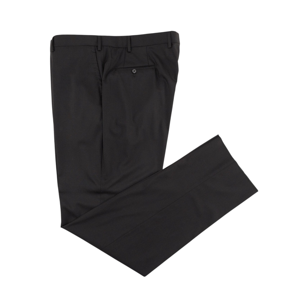 $7050 ISAIA "Gregorio" Black Hand-Sewn Suit Stretch Wool Comfort 50 US 60 EU 6R