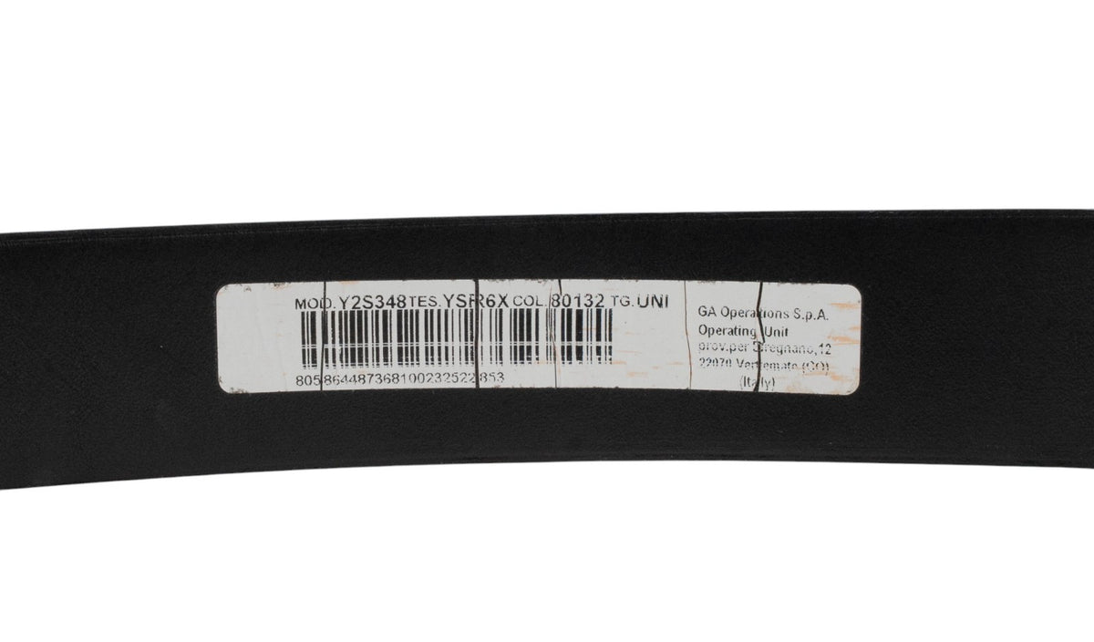 $520 GIORGIO ARMANI Belt Blue Reversible GA Monogram Logo Buckle Suede Size 110