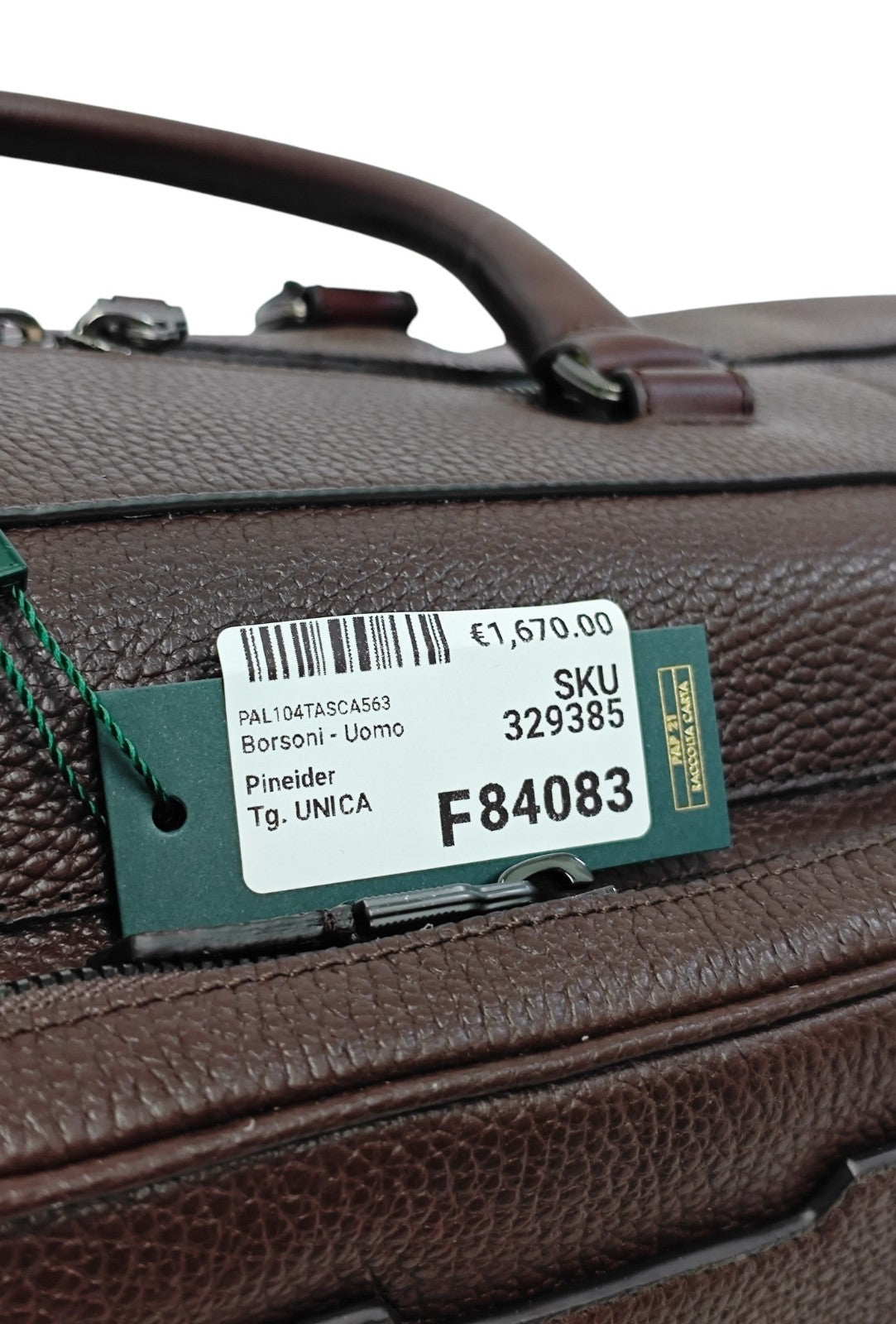 1950$ PINEIDER FIRENZE Burgundy Grain Calf Shoulder Travel Duffle Bag XL
