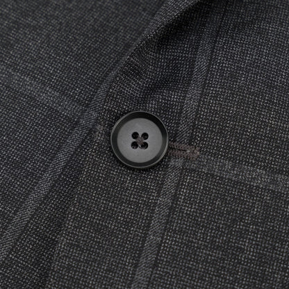 $6600 ISAIA NAPOLI "Marechiaro" Gray Suit Fine Wool 4 Season 44 US / 54 EU 7R