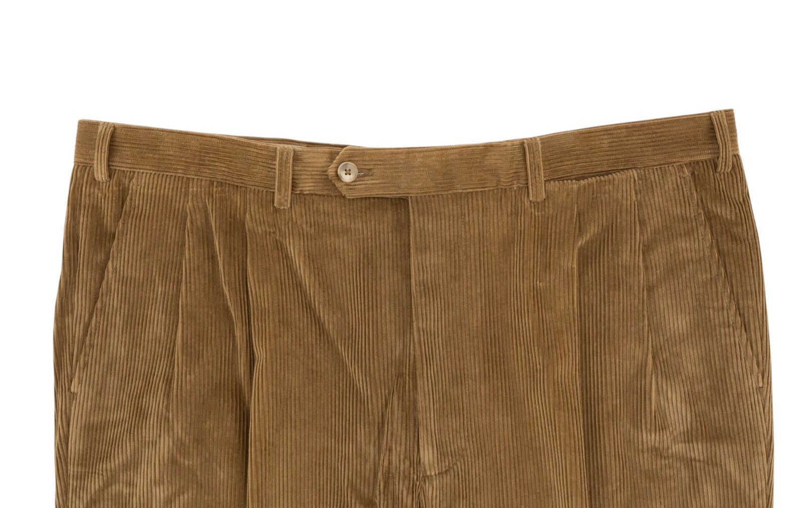 700$ BURBERRY Brown Corduroy Trousers Pant Cotton Relaxed Fit 42 US / 58 EU