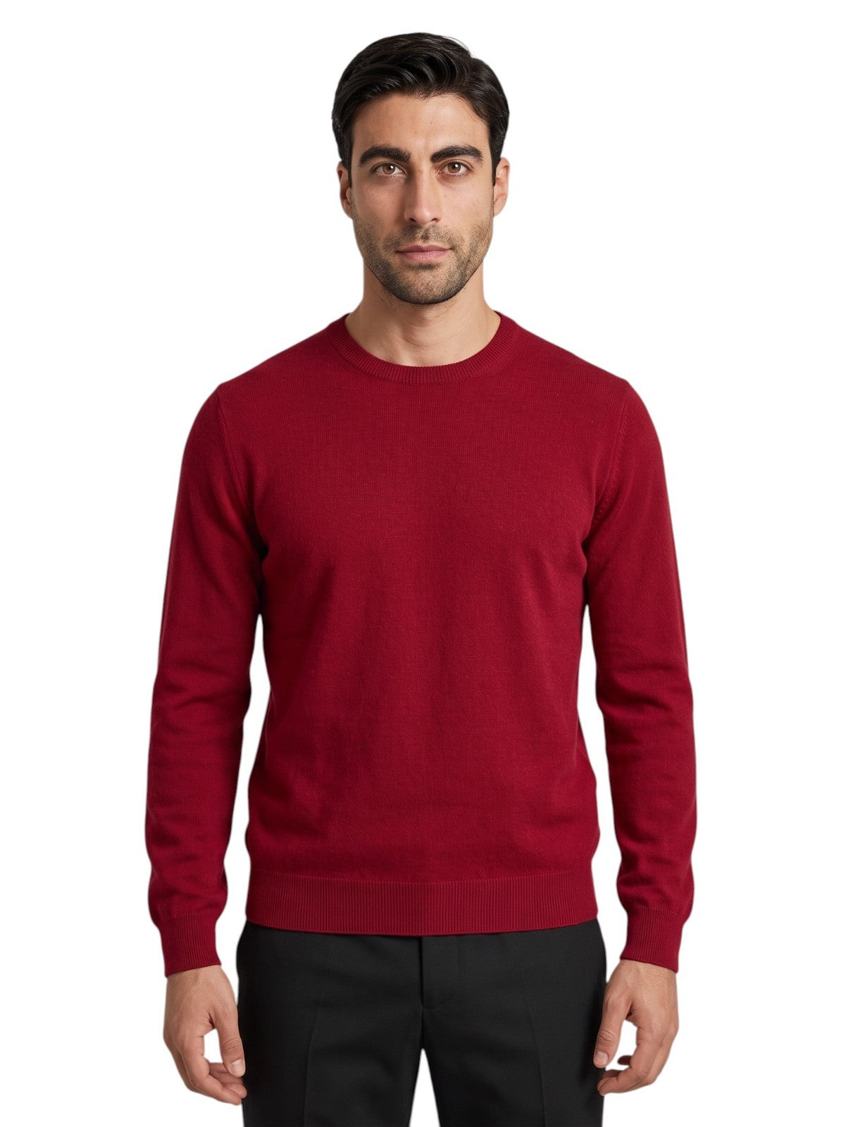 820$ RUBINACCI NAPOLI Red Sweater Ultra Soft 100% Cashmere  38 US / 48 EU