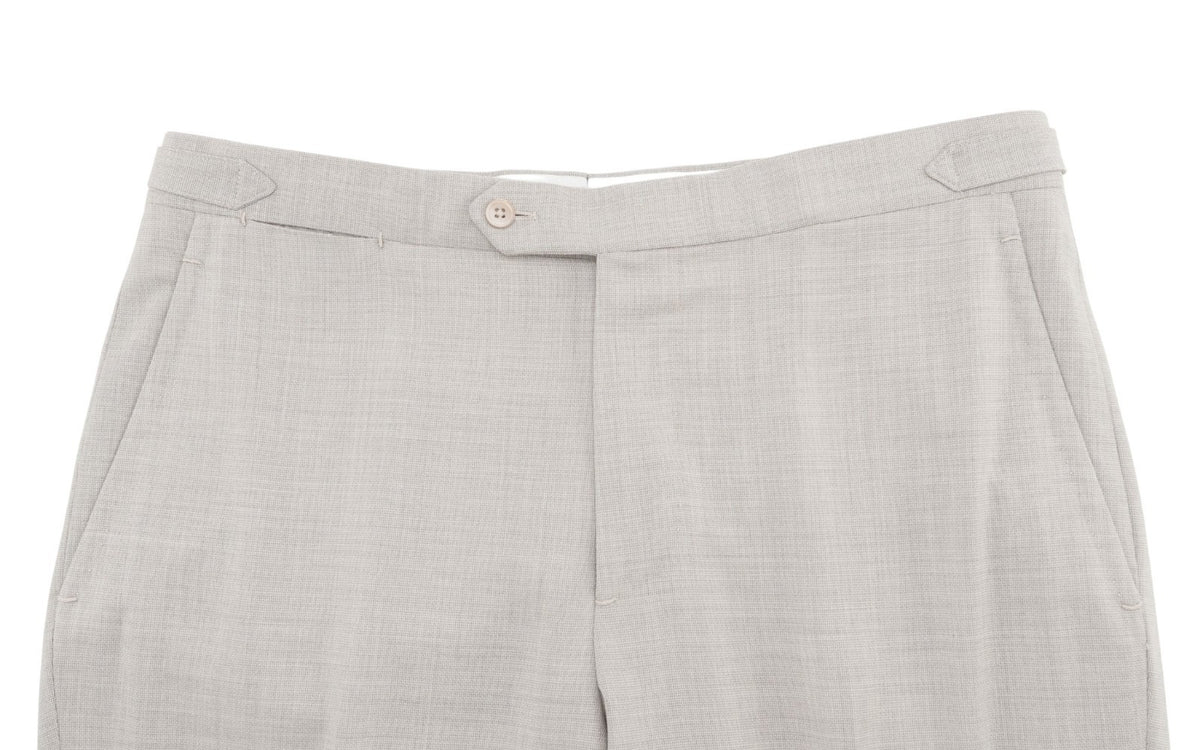 $6600 ISAIA NAPOLI "Domenico" Light Beige Suit Soft Wool  40 US / 50 EU 8R