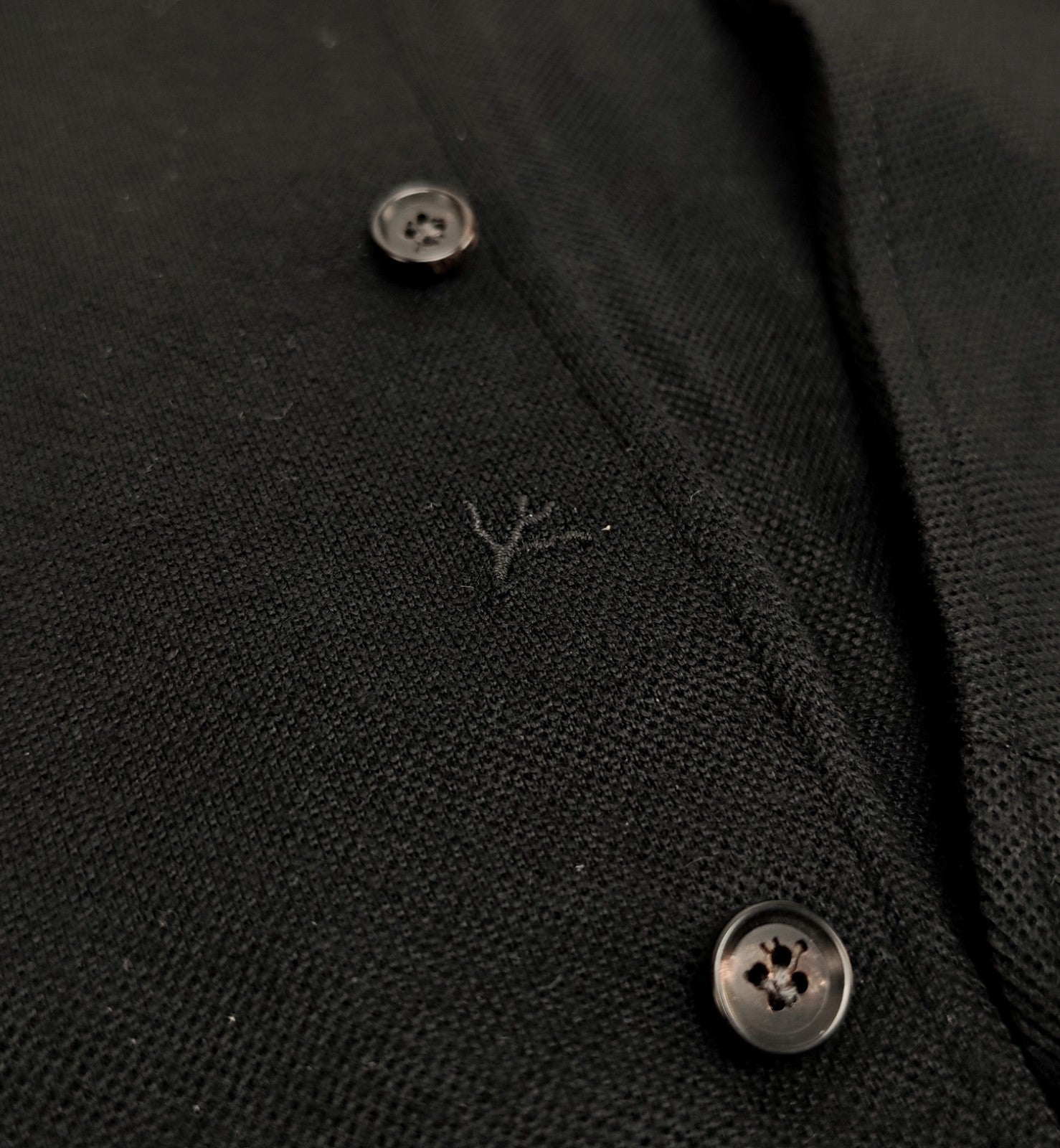 1450$ ISAIA NAPOLI Black Hand-Sewn Shirt Soft Wool  15.5 - 39