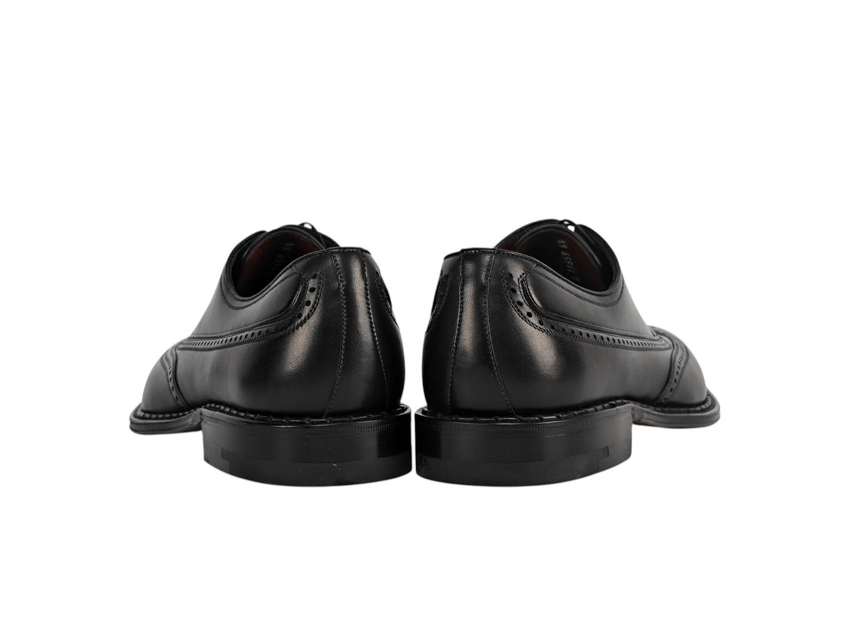 $1550 TESTONI Goodyear Bolognese Oxford Shoes Blue Midnight Calf De Luxe