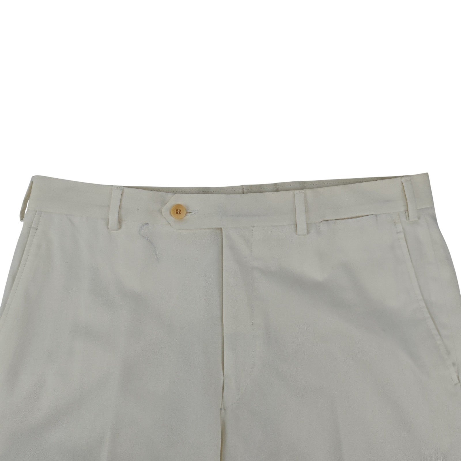 1850$ RAFFAELE CARUSO White Cotton Double Breasted Suit 38 US / 48 IT