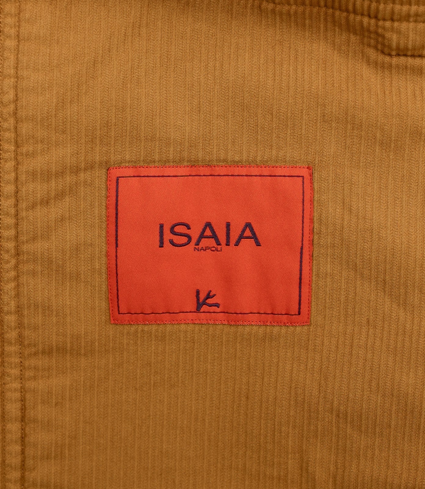$1250 ISAIA Rust Hand-Sewn Overshirt Jacket Corduroy Cotton Comfort Project