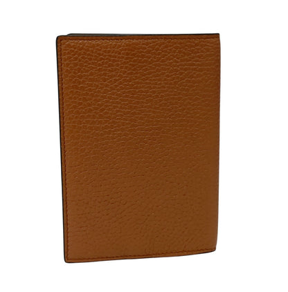220$ PINEIDER FIRENZE 1774 "Bottolato" Passport Holder Grain Calf Brick Brown