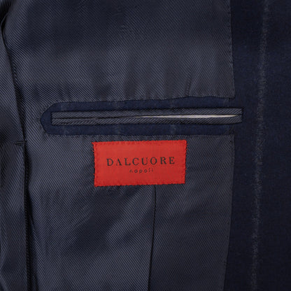 Sartoria DALCUORE NAPOLI Total Hand-Sewn Suit Flannel Wool Blue 40 US / 50 EU