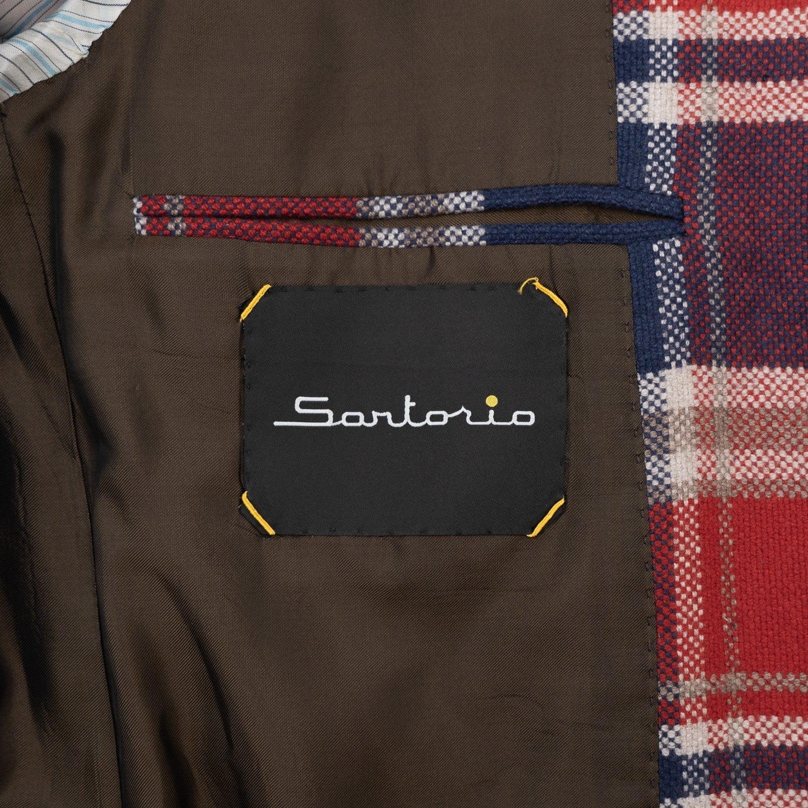 2500$ SARTORIO KITON Checks Jacket Sport Coat Cashmere Silk 40 US / 50 EU - 9R