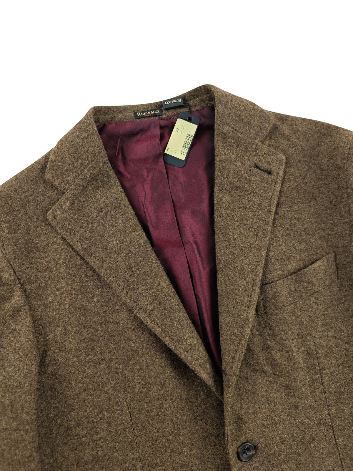 $2200 RUBINACCI NAPOLI Green Jacket Sport Coat Heavy Cashmere 42 US / 52 EU