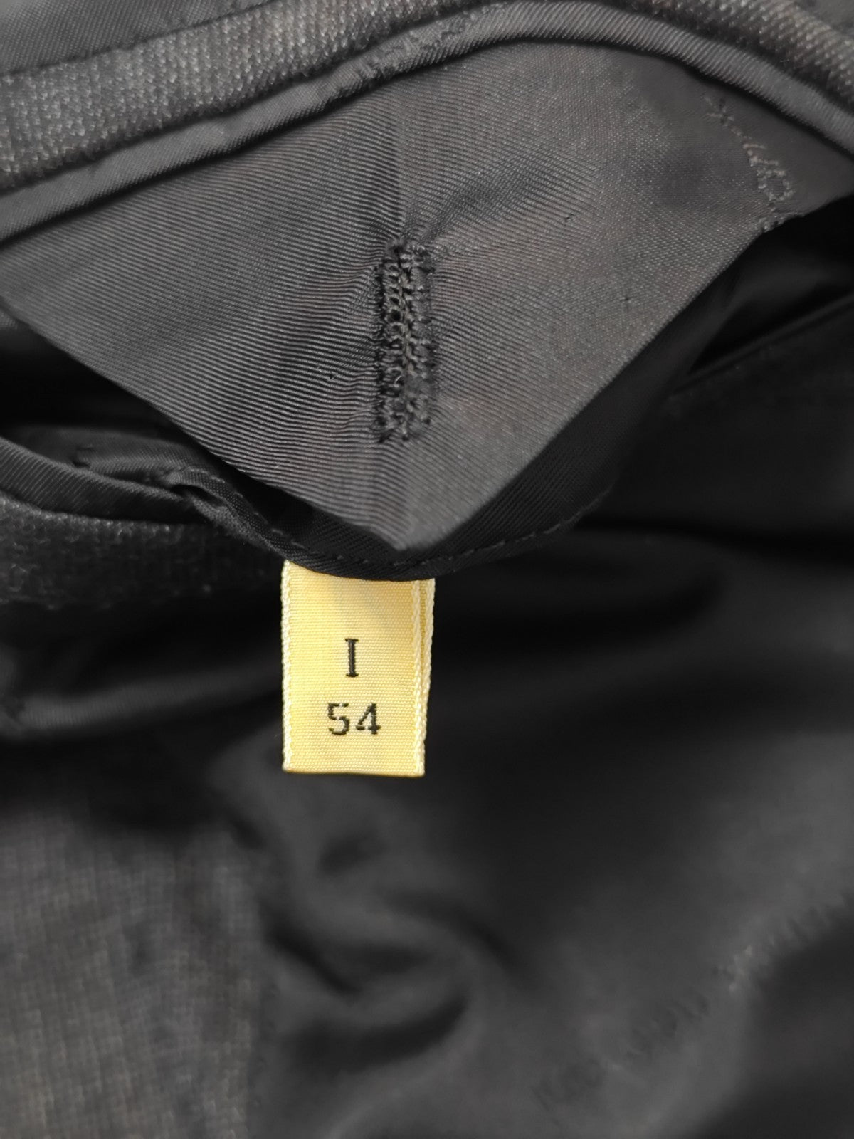 $4490 FRANCK NAMANI by CESARE ATTOLINI Gray Suit Fine Wool 150's 44 US / 54 EU